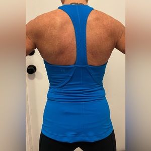 Lululemon blue racerback tank